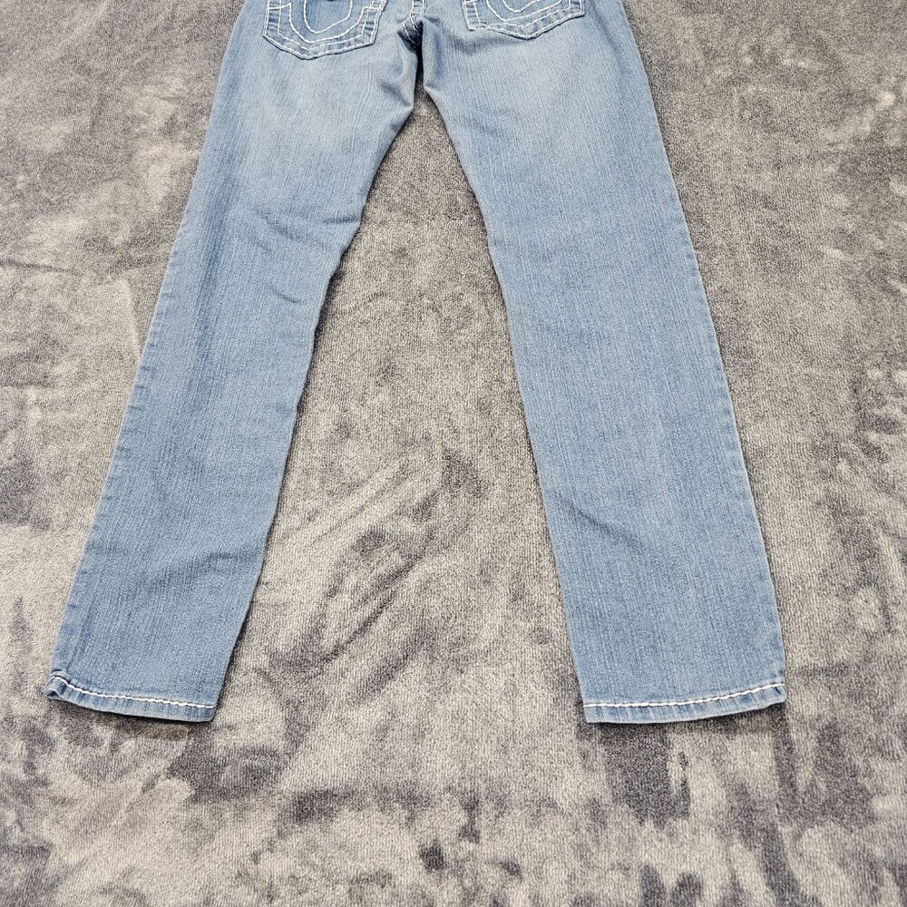 Vintage true religion Jeans World tour Joey Super T 24-803mybt flap pockets Y2K - Picture 9 of 12